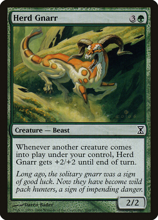 Herd Gnarr card front