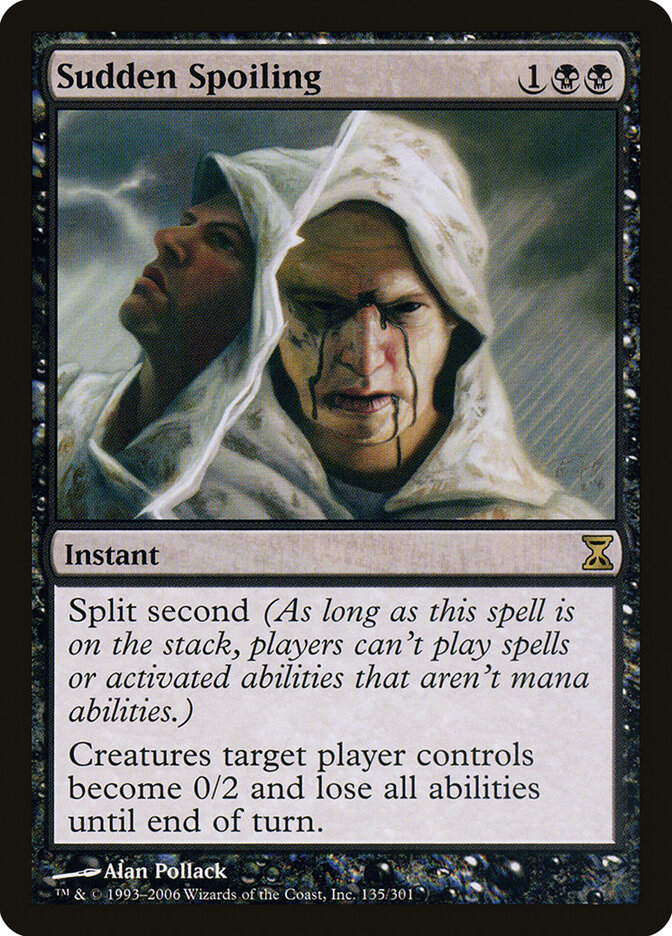 Sudden Spoiling card front