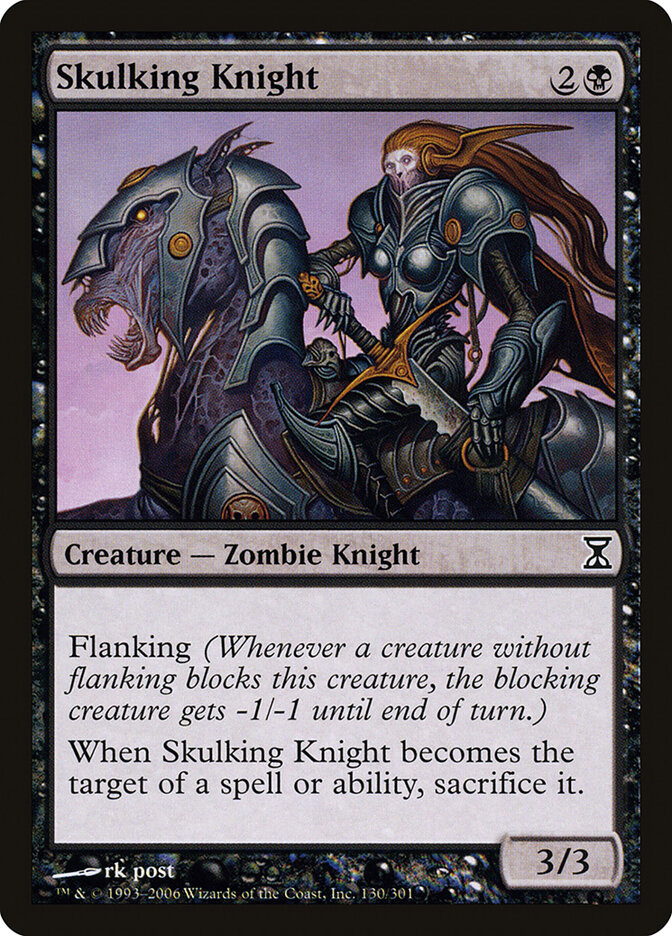 Skulking Knight card front