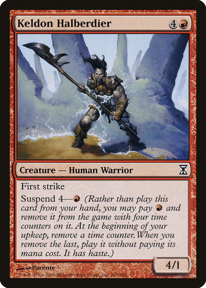 Keldon Halberdier card front