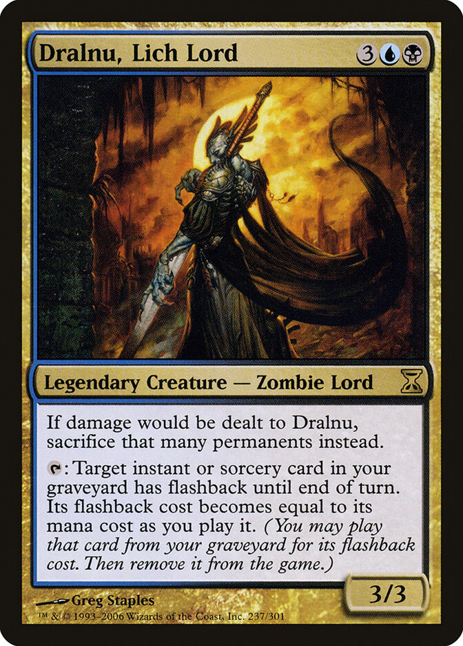 Dralnu, Lich Lord card front