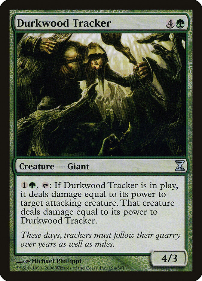 Durkwood Tracker card front