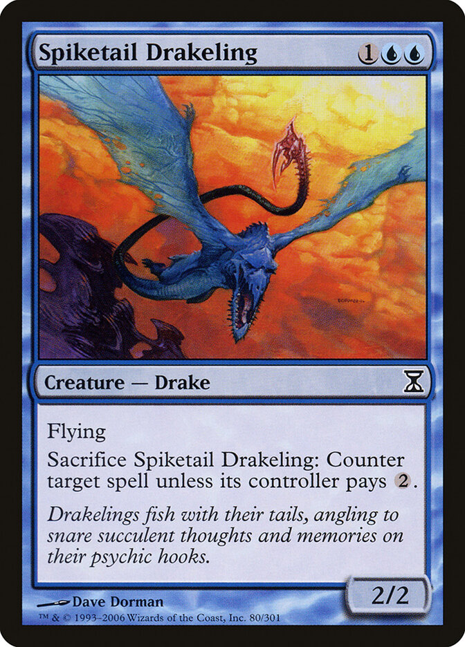 Spiketail Drakeling card front