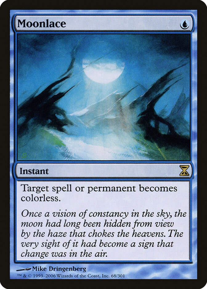 Moonlace card front