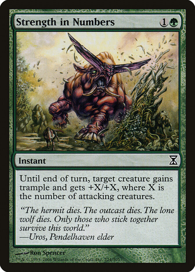 Strength in Numbers card front