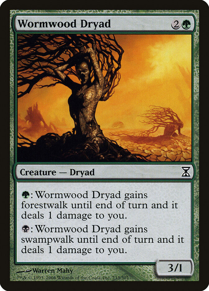 Wormwood Dryad card front
