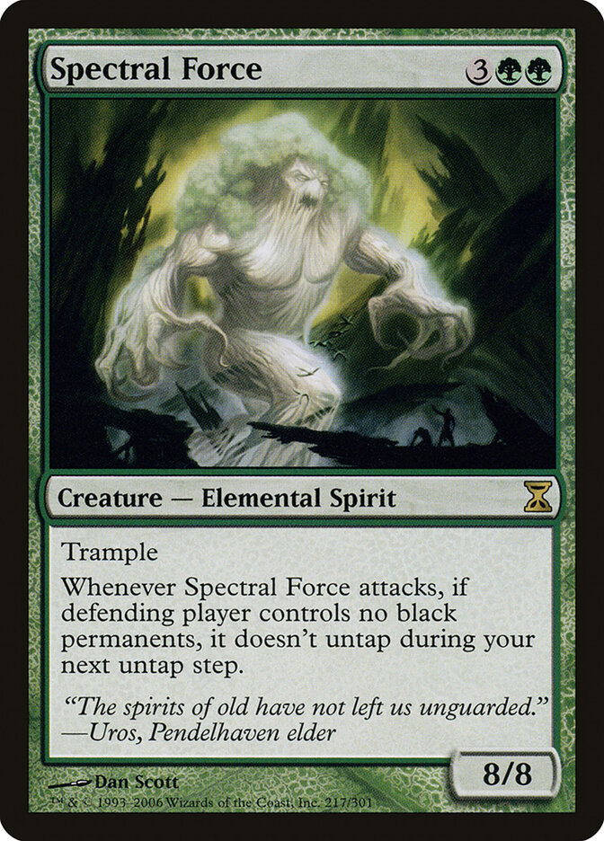 Spectral Force card front