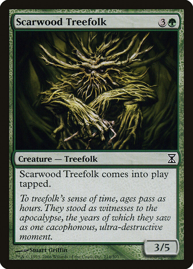 Scarwood Treefolk card front