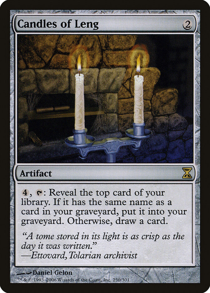 Candles of Leng card front