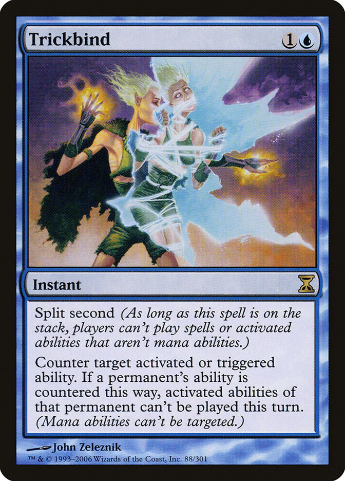 Trickbind card front