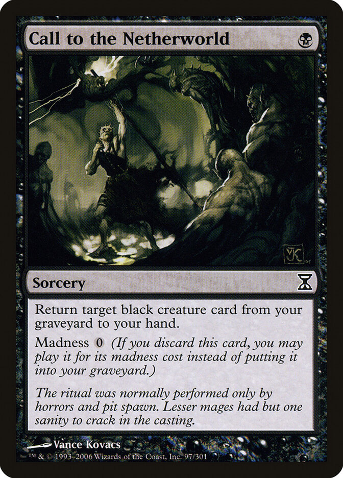 Call to the Netherworld card front