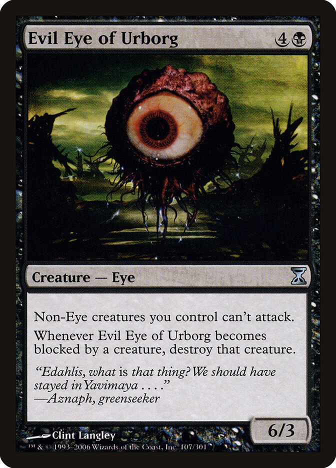 Evil Eye of Urborg card front