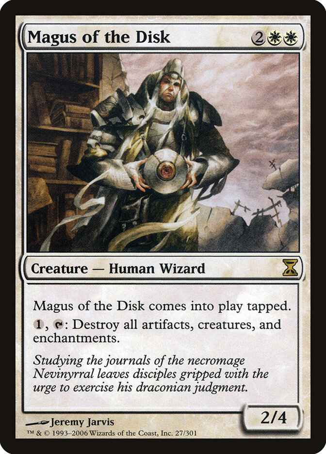 Magus of the Disk card front
