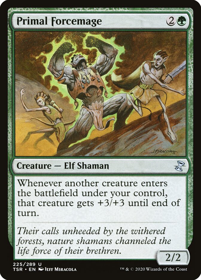 Primal Forcemage card front