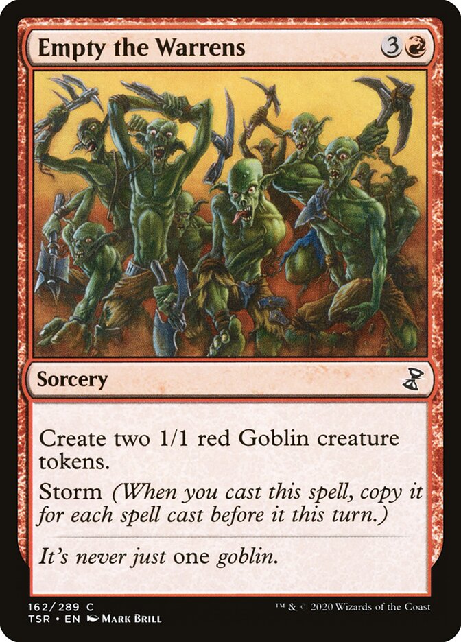 Empty the Warrens card front