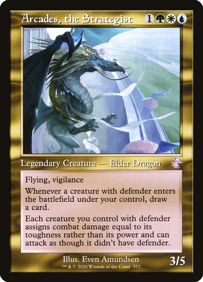 Arcades, the Strategist card front