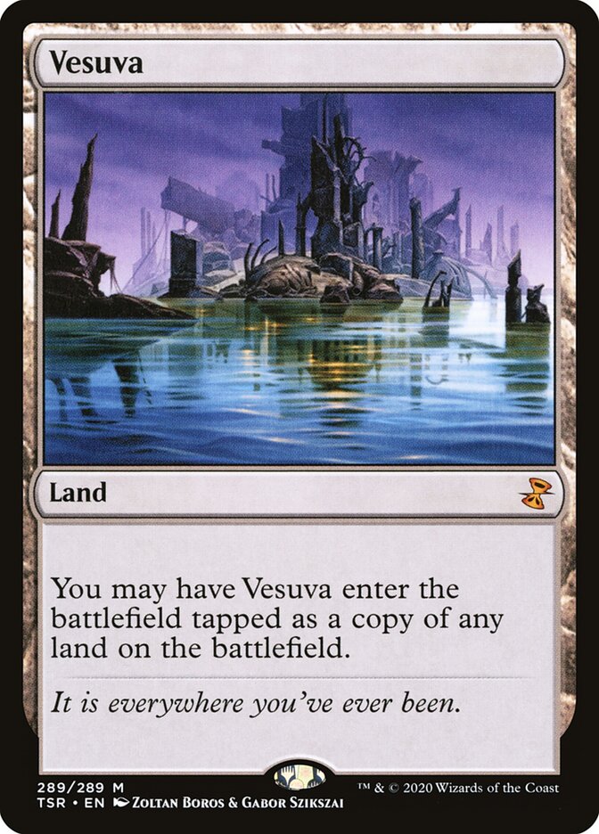 Vesuva card front