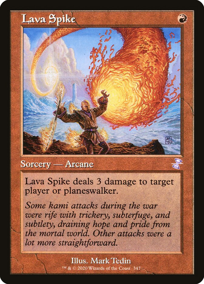 Lava Spike card front