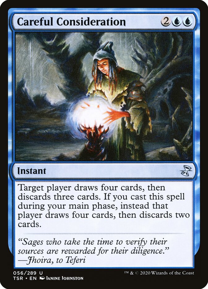 Careful Consideration card front