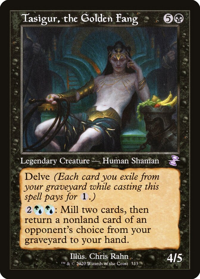 Tasigur, the Golden Fang card front