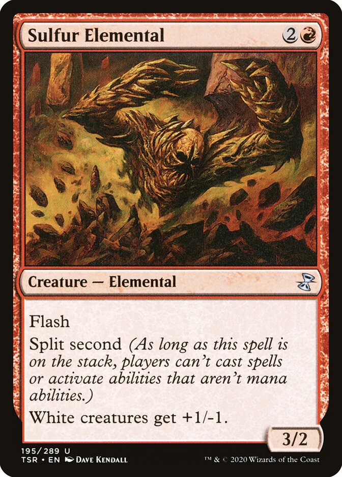 Sulfur Elemental card front