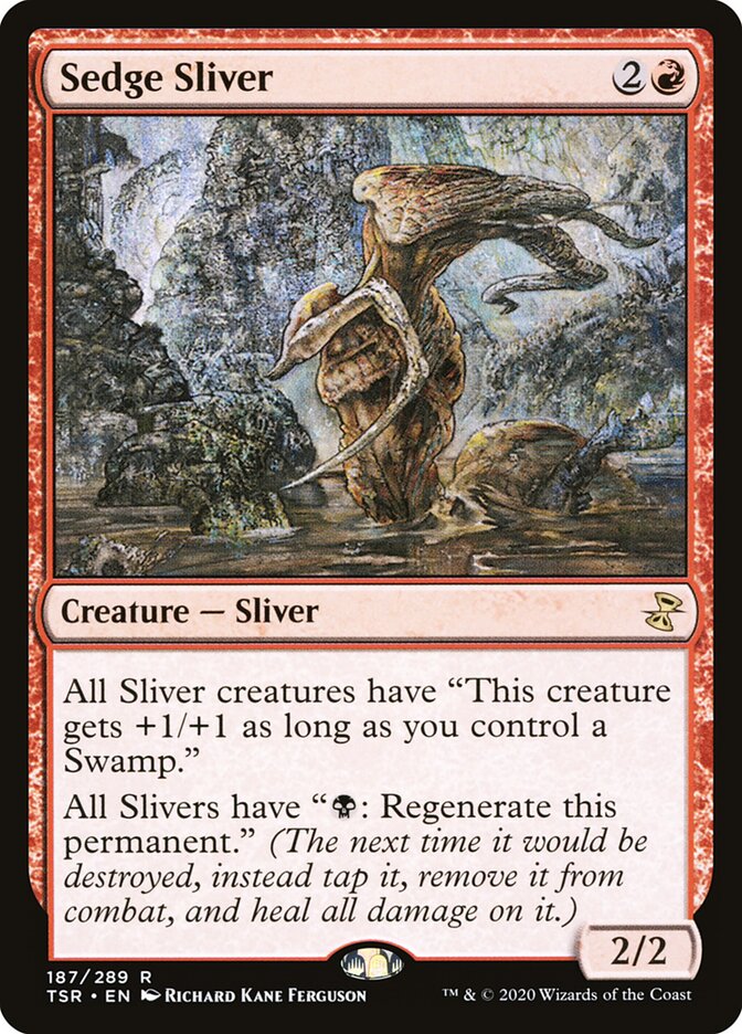 Sedge Sliver card front