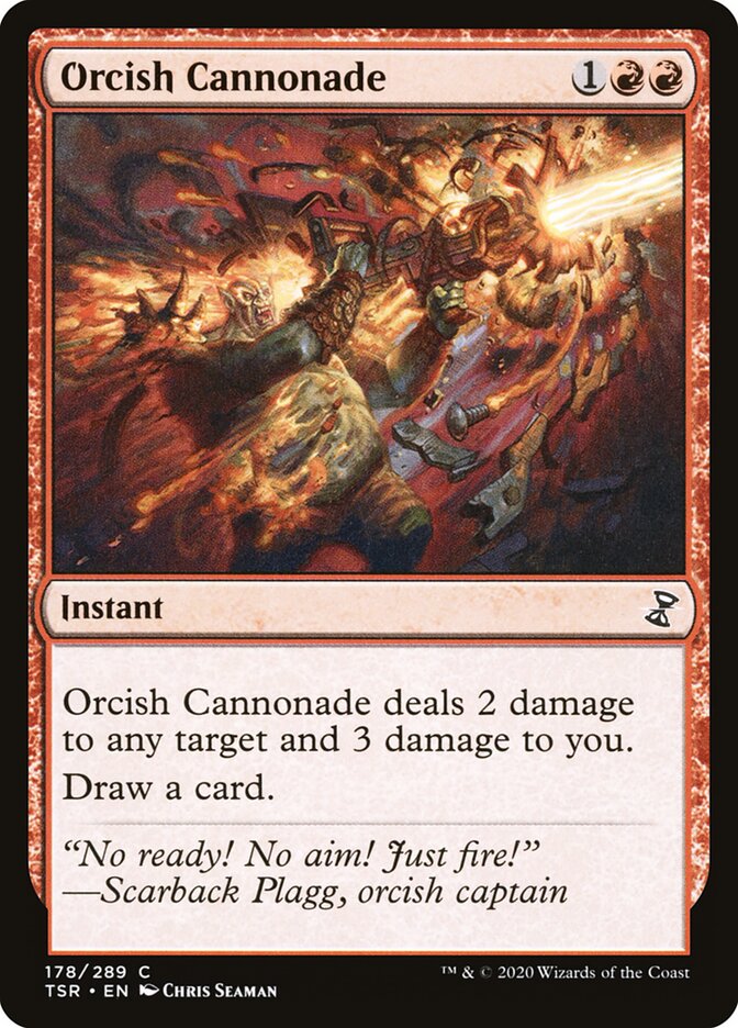 Orcish Cannonade card front