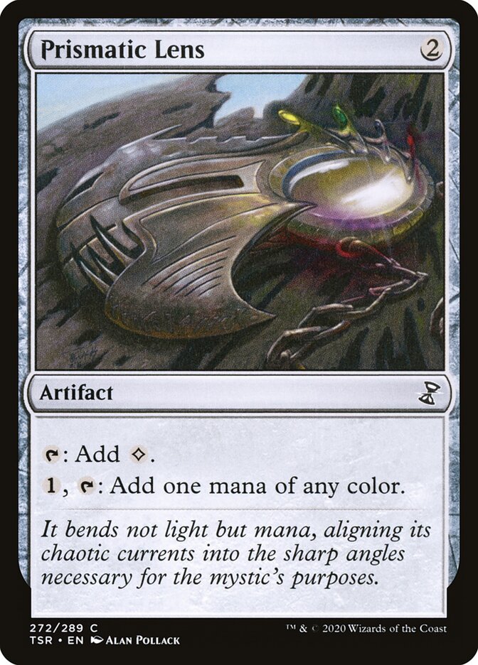 Prismatic Lens card front