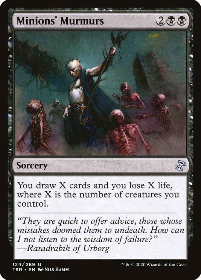 Minions' Murmurs card front