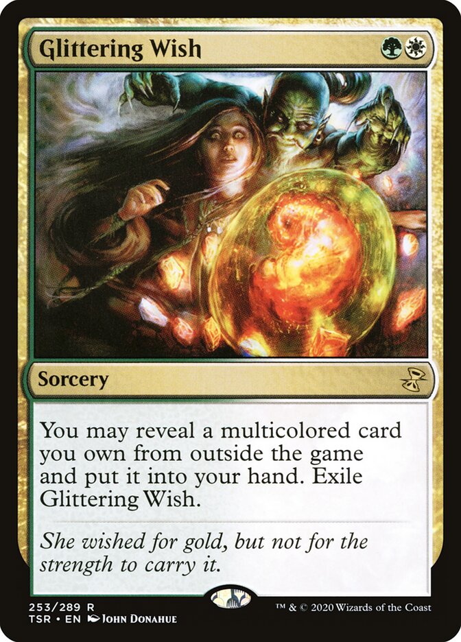 Glittering Wish card front
