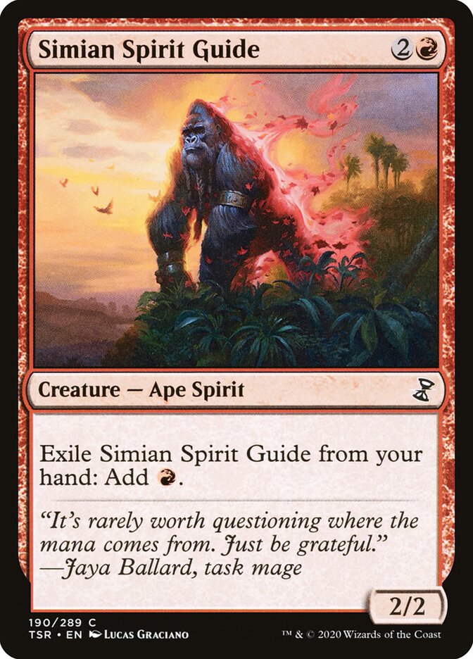 Simian Spirit Guide card front