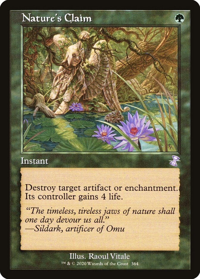 Nature's Claim card front