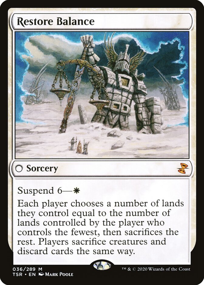 Restore Balance card front