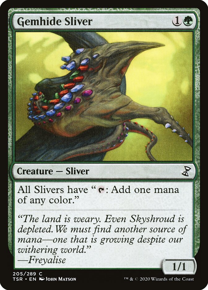 Gemhide Sliver card front