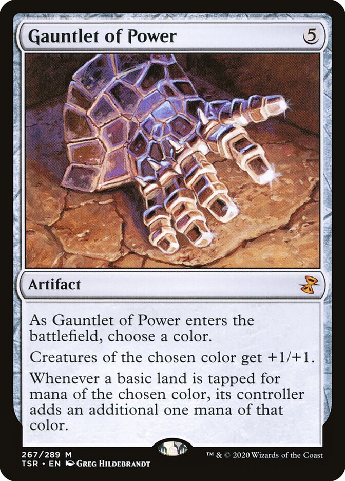 Gauntlet of Power card front