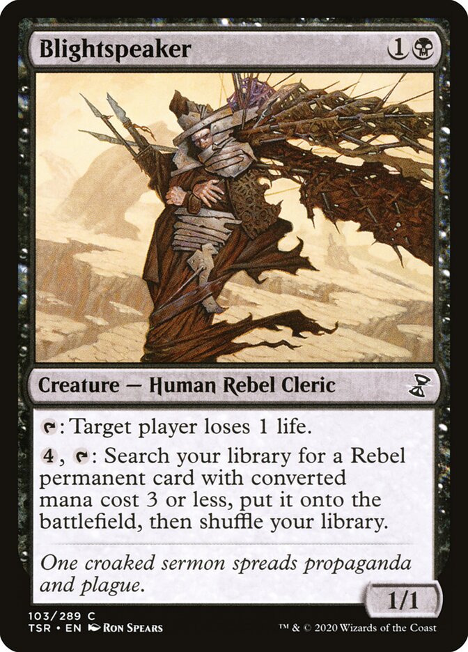 Blightspeaker card front