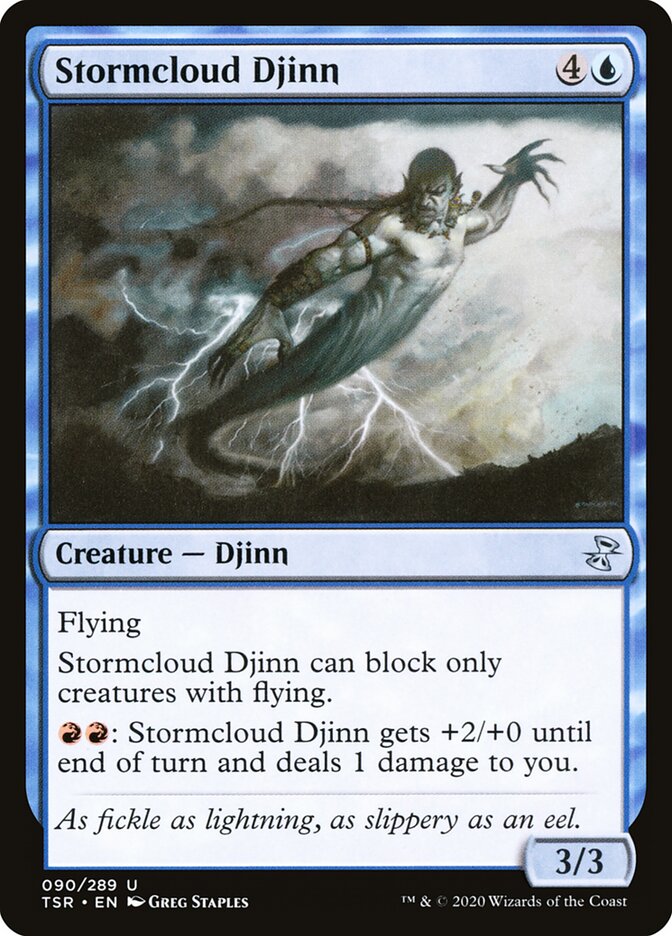 Stormcloud Djinn card front