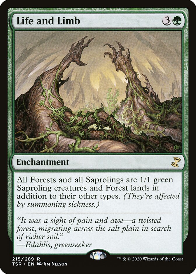 Life and Limb card front