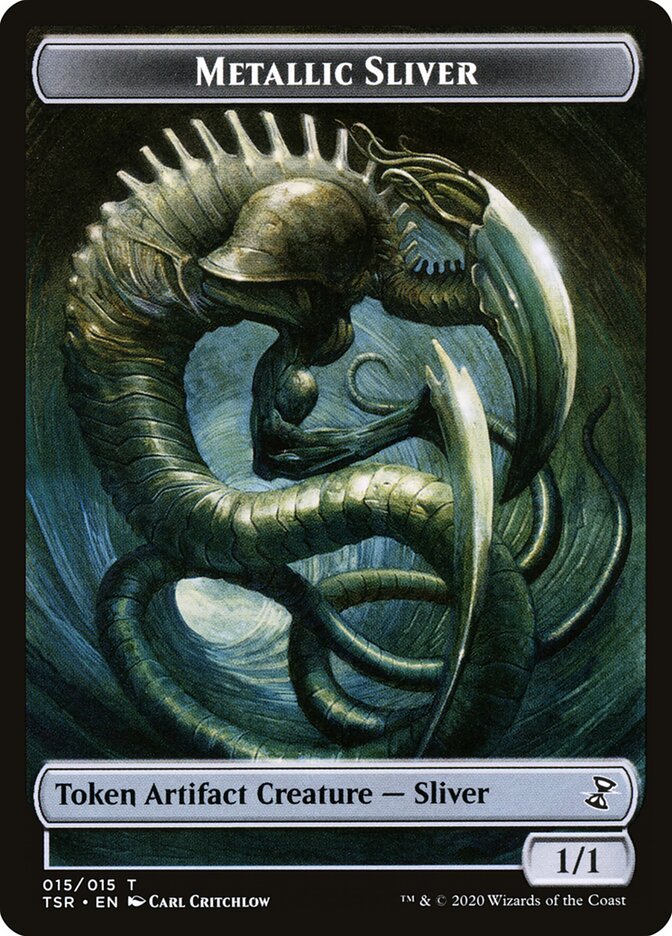 Metallic Sliver card front