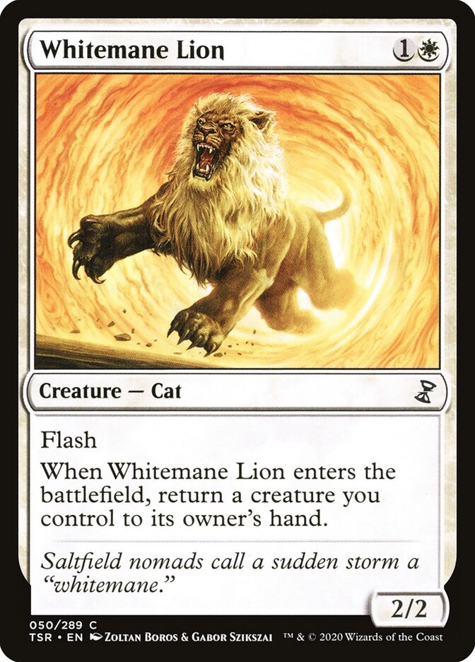 Whitemane Lion card front