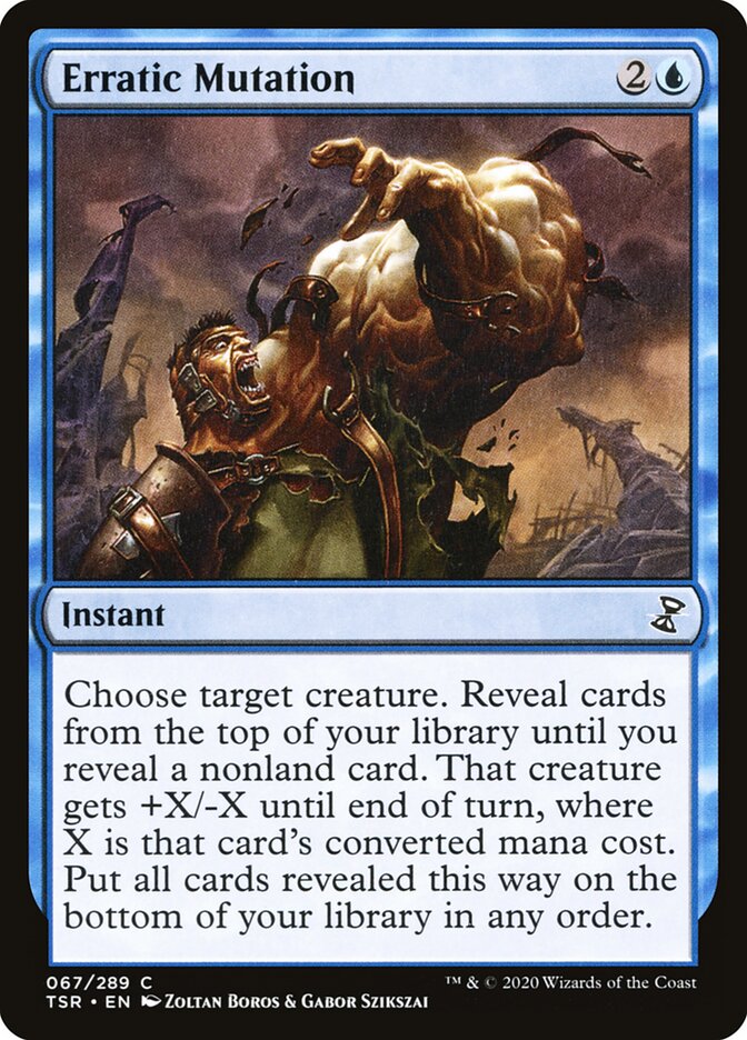 Erratic Mutation card front