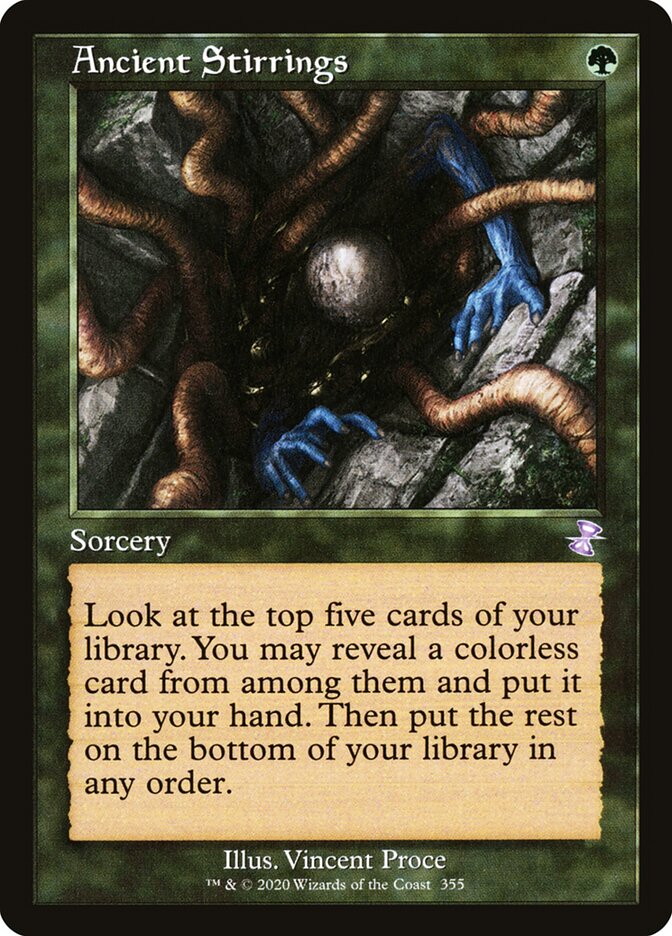 Ancient Stirrings card front