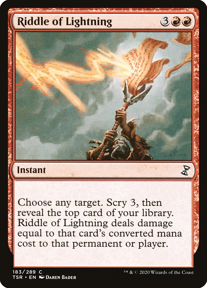 Riddle of Lightning card front