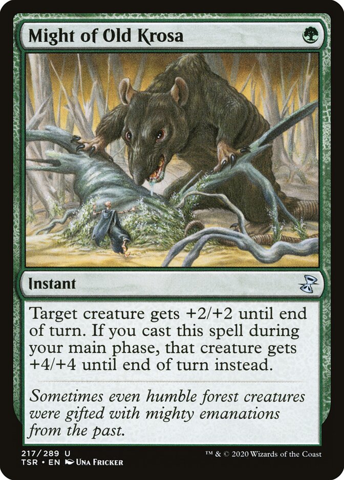 Might of Old Krosa card front