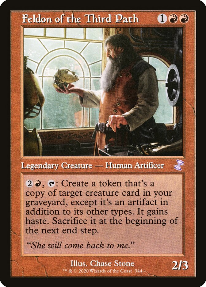 Feldon of the Third Path card front