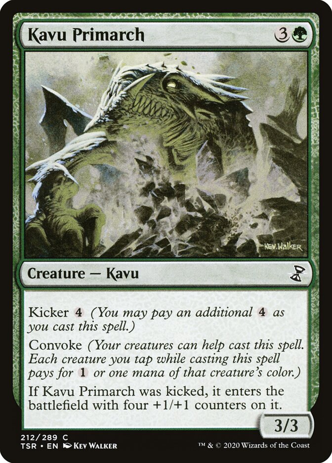 Kavu Primarch card front