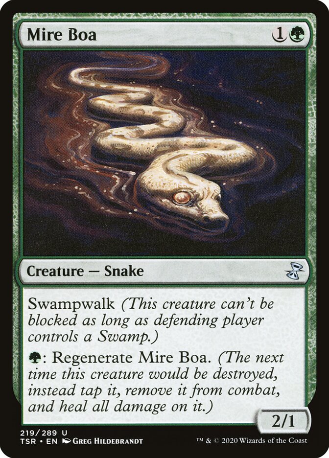 Mire Boa card front