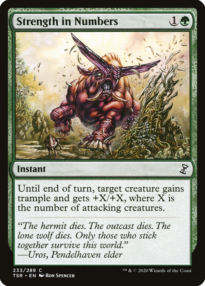Strength in Numbers card front