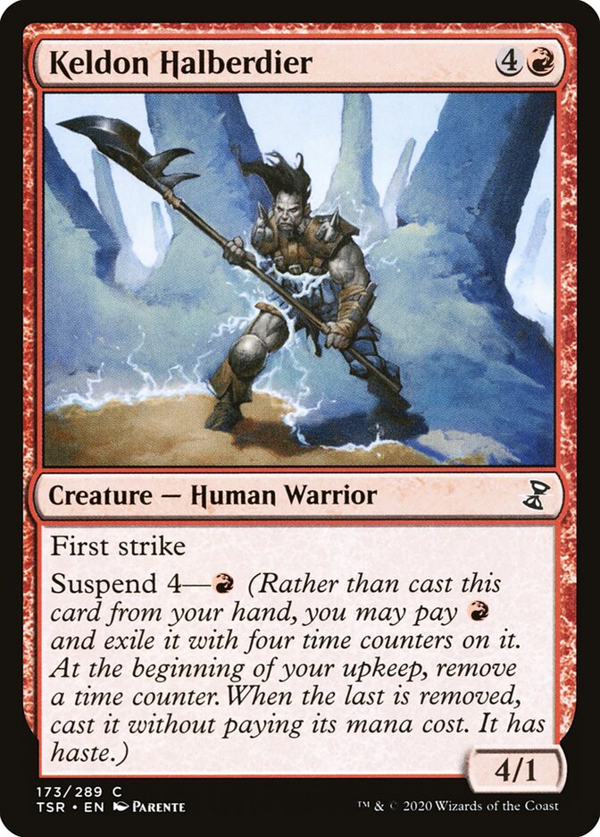 Keldon Halberdier card front