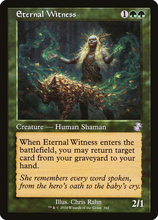 Eternal Witness card front